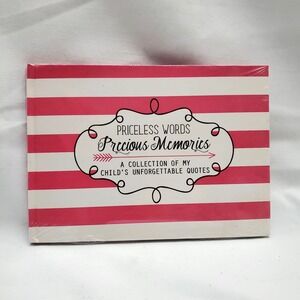 Mary Square ♡ Priceless Words Precious Memories Journal ♡ Pink ♡ NEW & SEALED!